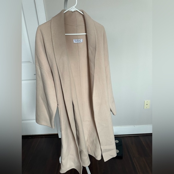 Maxmara like robe coat QUAINT ICONIC Dion Wool-Cashmere Robe Coat - Nude - Picture 3 of 6